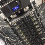 view of overloaded circuit breaker that could be an electrical emergency
