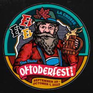 Oktoberfest 2022 button in La Crosse WI