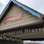 Oktoberfest grounds sign in La Crosse WI