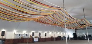 Oktoberfest tent celebrating Oktoberfest 2022 in La Crosse WI