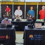 Volunteers take donations at the 2022 Children's Miracle Network Fundraiser in La Crosse, WI sponspored by Stanek electric
