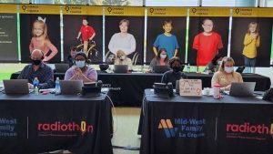 Volunteers take donations at the 2022 Children's Miracle Network Fundraiser in La Crosse, WI sponspored by Stanek electric